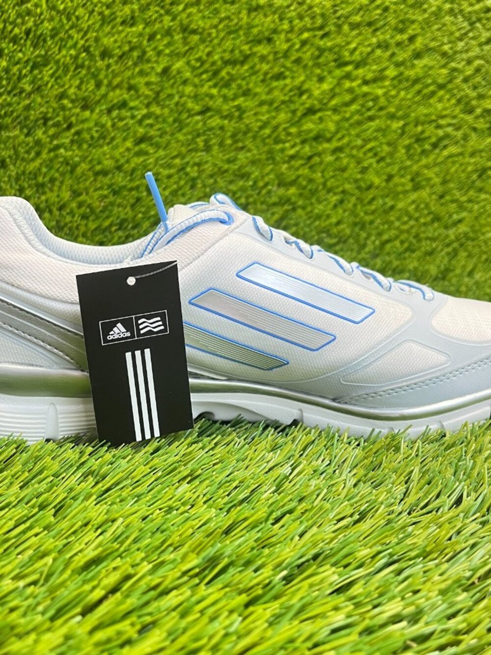 Adidas Adizero Sport III Womens Size 9 Gray Blue Running Spikeless Golf Shoes - Picture 5 of 11